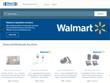 Tablet Screenshot of directliquidation.com